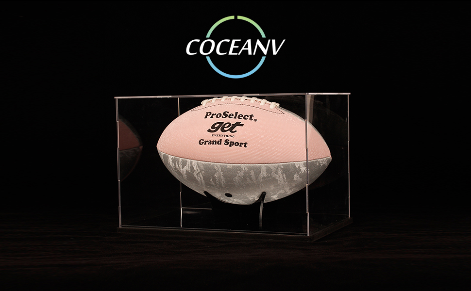 FOOTBALL DISPLAY CASE