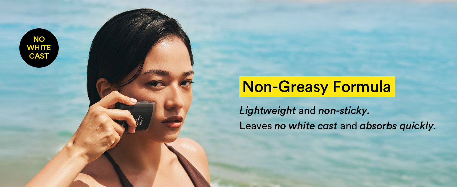 non greasy formula