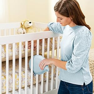 Munchkin Lulla-Vibe ブルー 単三電池4本付き Lulla Vibe | Vibrating Crib Mattress Pad | Munchkin