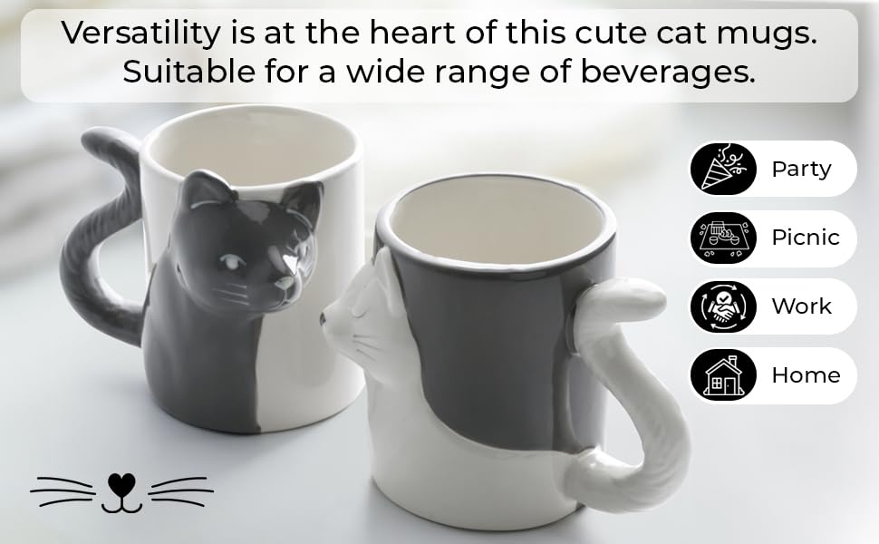 MIAMIO - Coffee Mugs, Cat Mugs