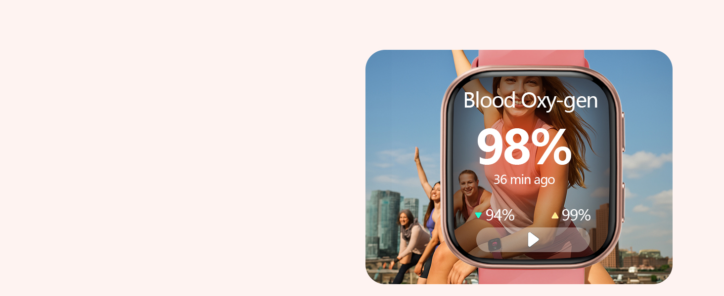 smart watches with blood oxy-gen monitor