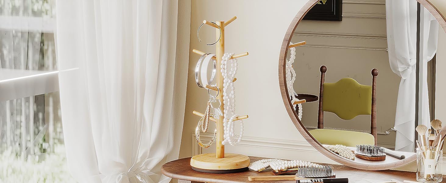 8 hooks mug holder