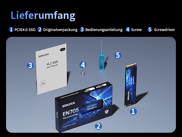 新品 2TB SSD EDILOCA EN705 M.2 PCIe4 PS5対応 Amazon | Ediloca EN705 SSD 2TB PCIe Gen4 NVMe M.2 2280 PS5