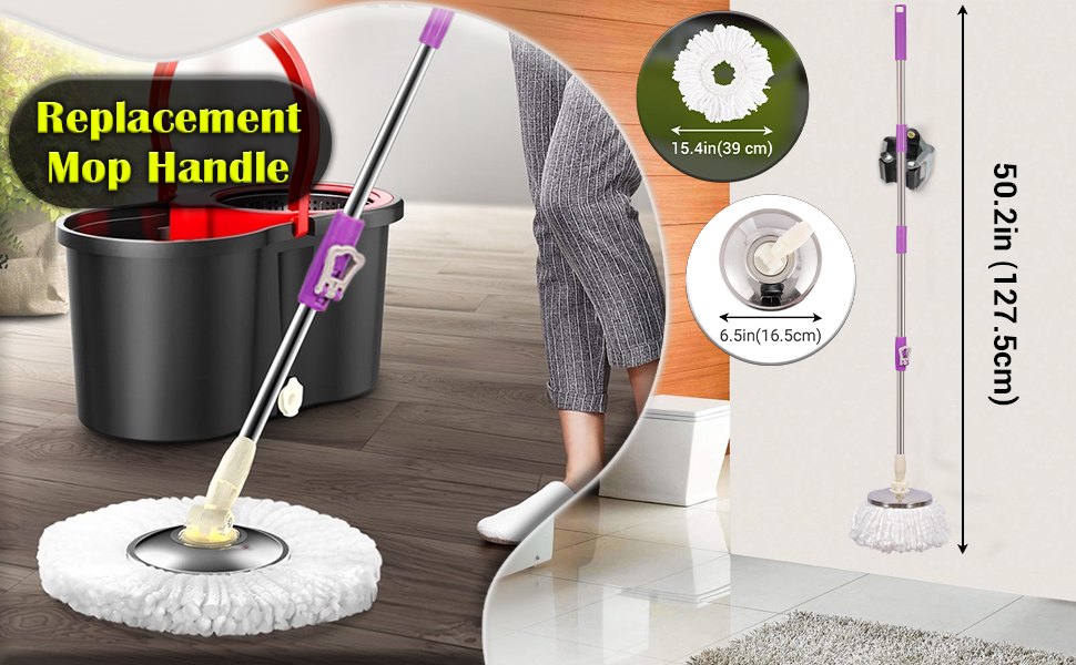 mops,cleaning,floors,handle spinning head,stick,industrial,commercial,bathroom,cotton,360 rotating