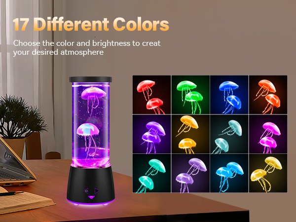 Dalavalampa 17 Colors Changing Jellyfish lamp with Remote