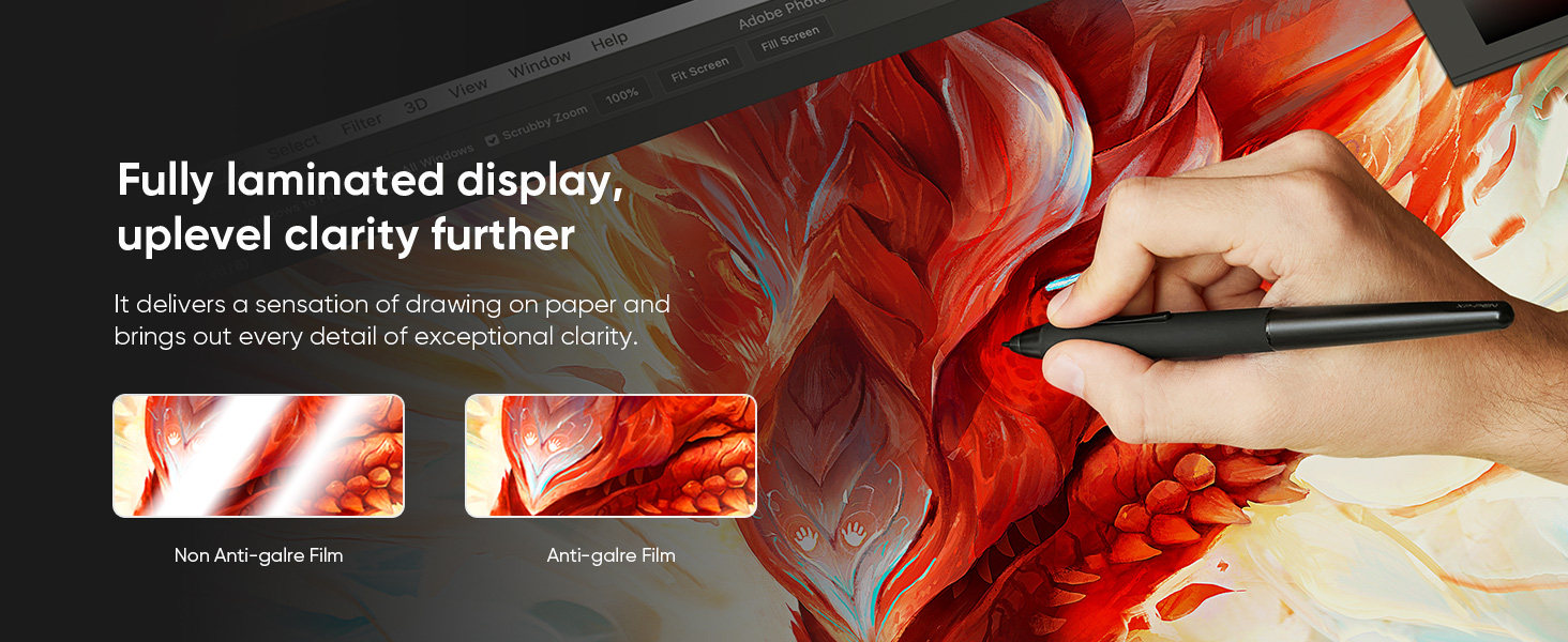 XPPen Artist24 FHD Drawing Tablet with Screen 23.8