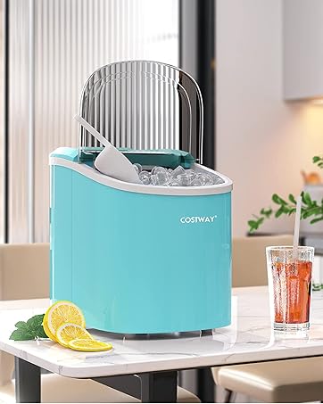 Costway 2 In 1 Ice Maker Water Dispenser Countertop 36lbs/24h Lcd Display  Portable New : Target