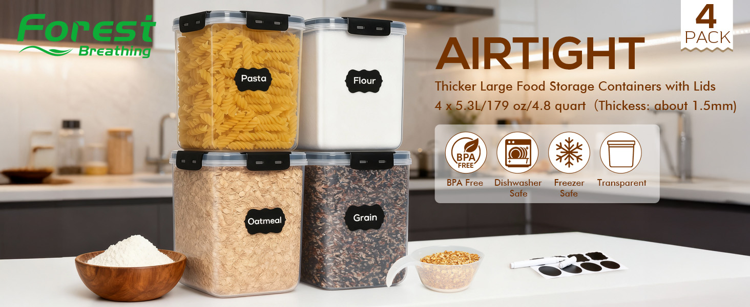 flour sugar storage containers