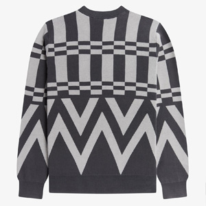 トップス FRED PERRY JACQUARD CREW NECK JUMPER S Amazon.co.jp: Fred Perry JACQUARD CREW NECK JUMPER Men's