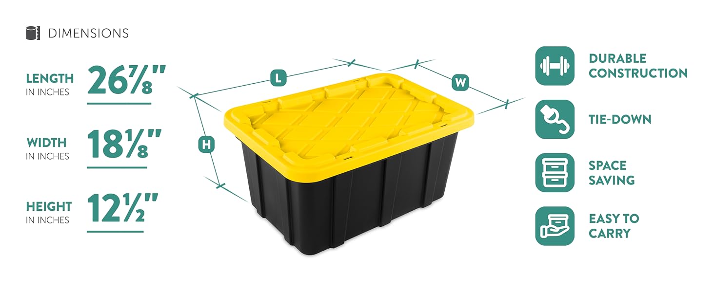 Sterilite 17 Gallon Industrial Tote