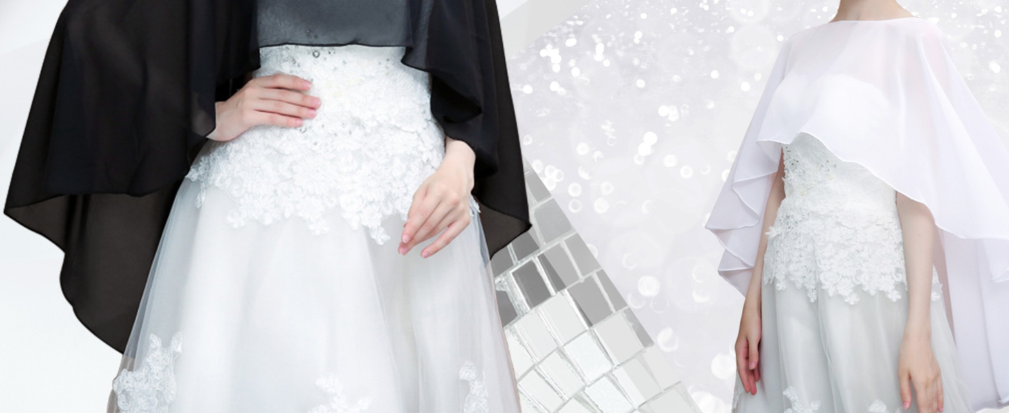 Chiffon Cape für Damen