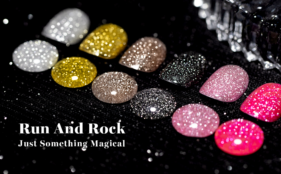 RARJSM Glitter Gel Nail Polish
