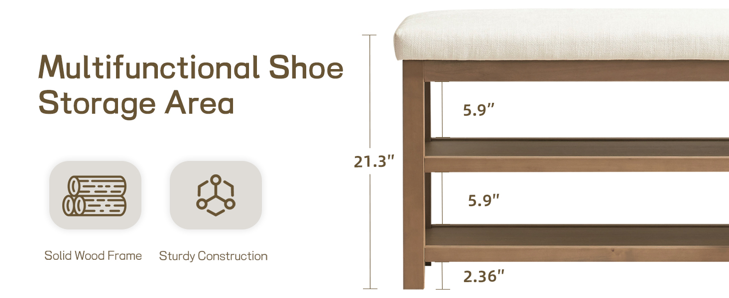 Multifunctional Shoe Storage Area
