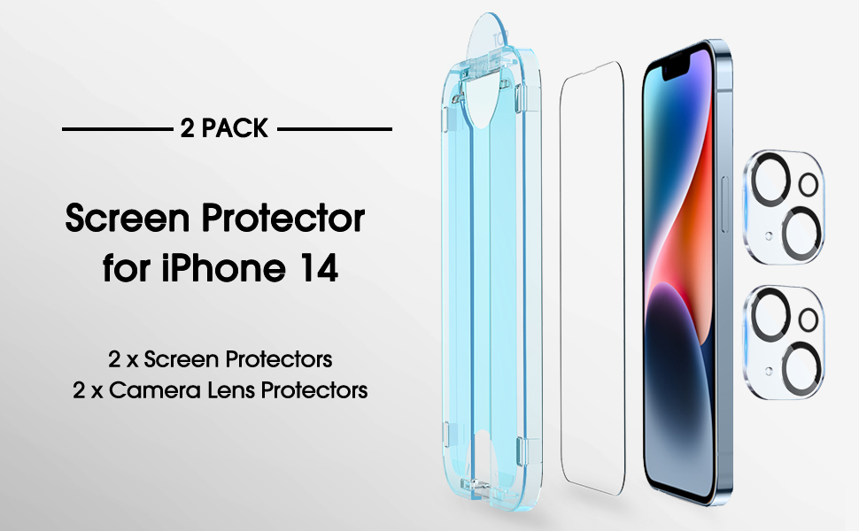 amFilm OneTouch iPhone 14 Screen Protector 6.1"