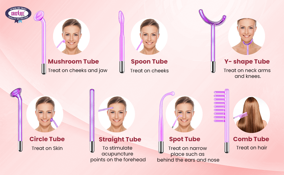 Crescent High Frequency Ozone Treatment for Acne Treatment AntiAging