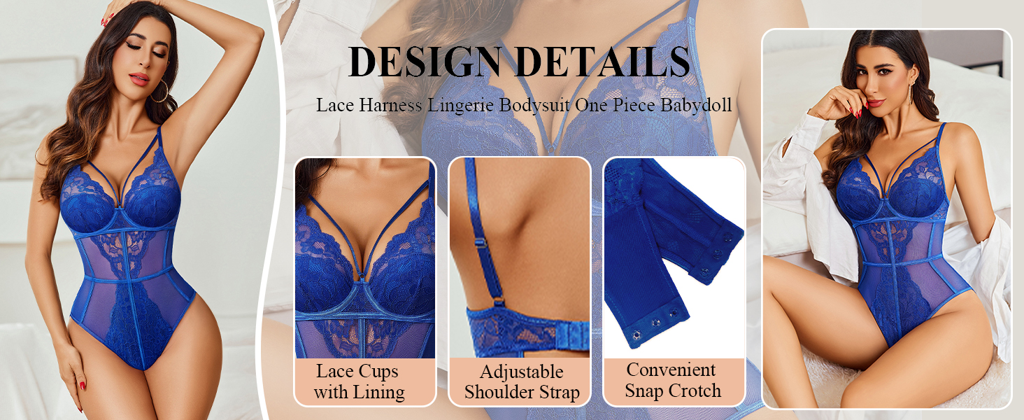 sexy bodysuit lingerie lace teddy lingerie snap crotch v neck bodysuit lace one piece lingerie teddy