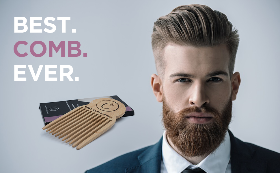 beard comb wide tooth comb hair comb hair styling tools beard comb for men curly hair accessories