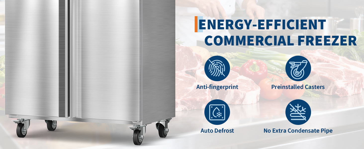 Commercial freezers
