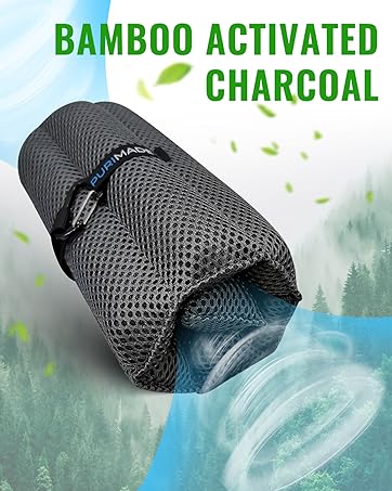Luftreinigungsbeutel aus Bambuskohle, 300g Wiederverwendbare Natürlicher Aktivkohle