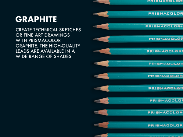 graphite pencils technical sketch draw shade blend art class school office home adult artist lead