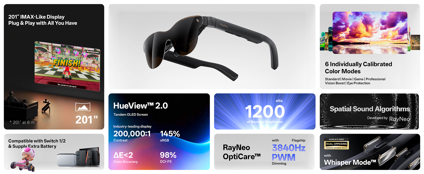 RayNeo Air 3s Pro AR Glasses