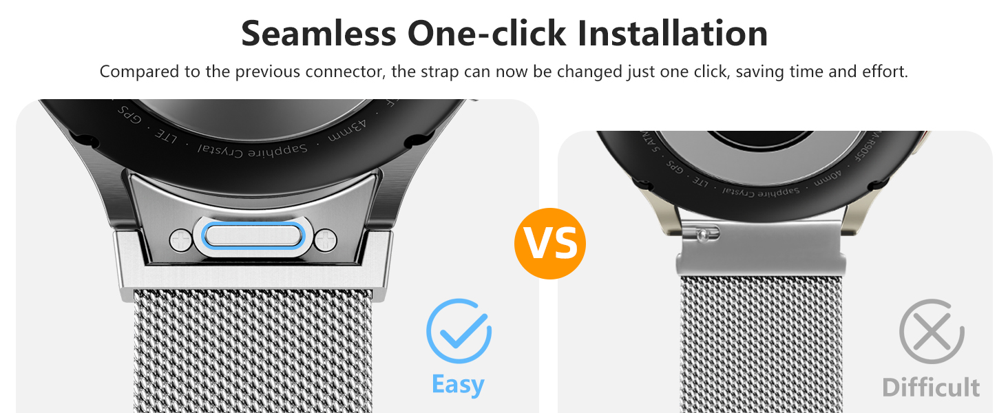 no gap one-click samsung galaxy watch 7 band for women 