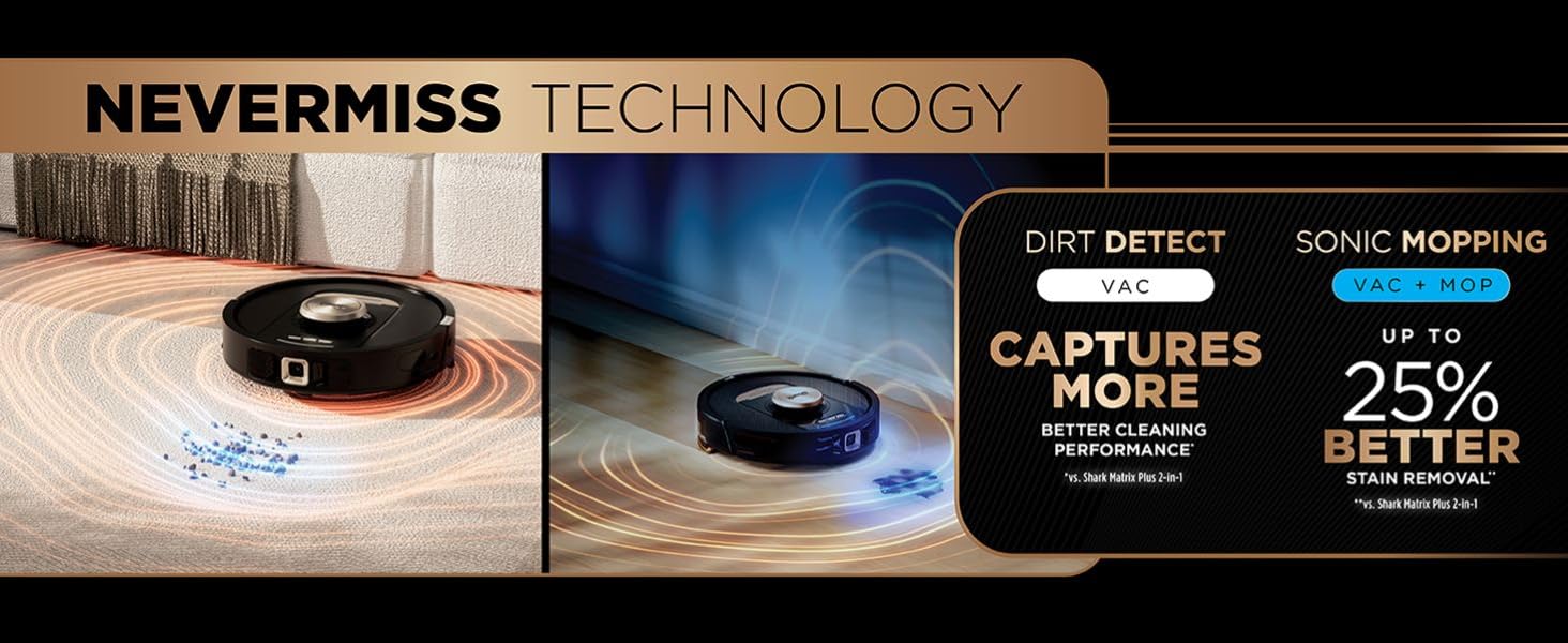 Text reads 'NEVERMISS TECHNOLOGY' 'CAPTURES MORE' '25% BETTER'. Marketing banner showing camera technology specifications with dark background and text overlays.