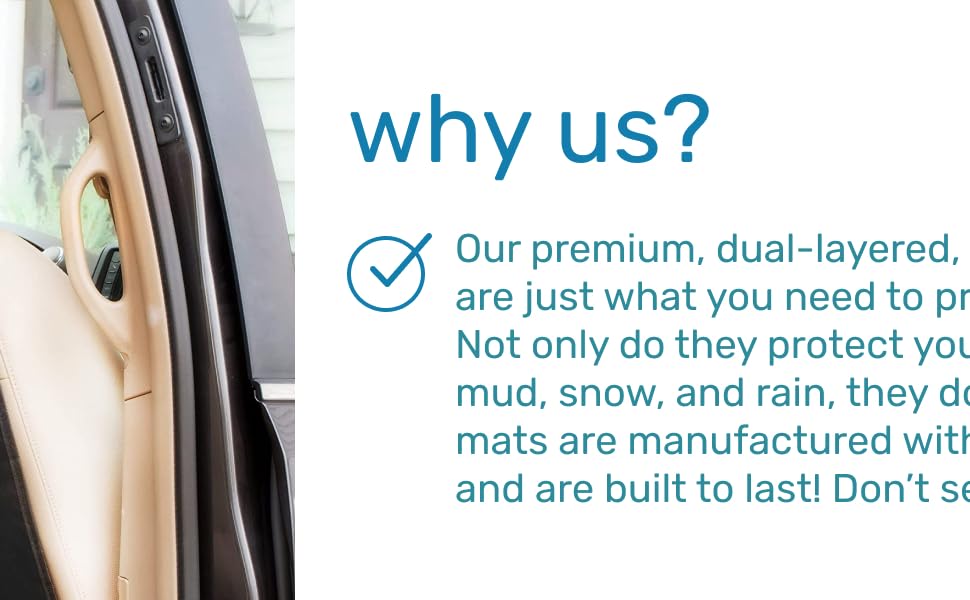 Enovoe Back Seat Protector for Kids car seat Cover 2 Pack