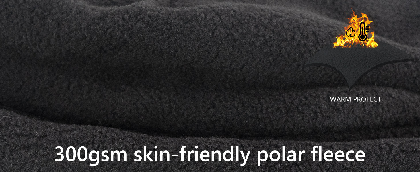 Fleece lined beanie hats for women and men