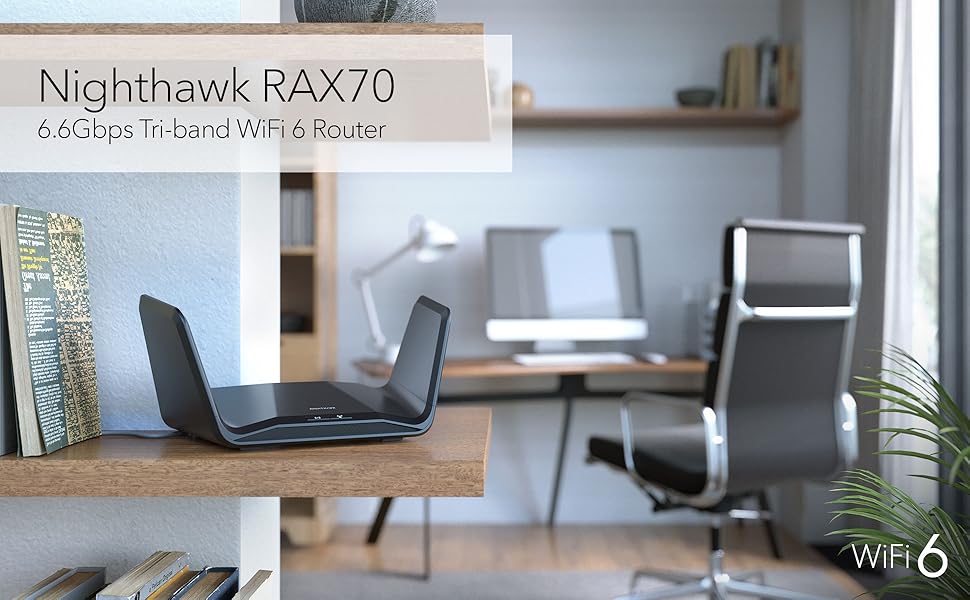Netgear Nighthawk AX8 RAX70-100JPS 3台 Netgear Nighthawk AX8 AX6600 (RAX70-100NAS) Wireless Router