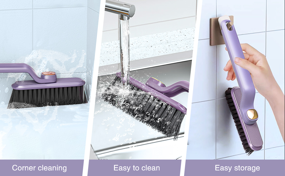 360 degree gap cleaning brush for home kitchen bathroom tiles floor car table