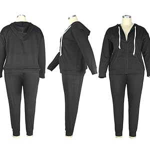 jogger sets for women 2 piece long sleeve tops and long pants set sweatshirt and sweatpants sets