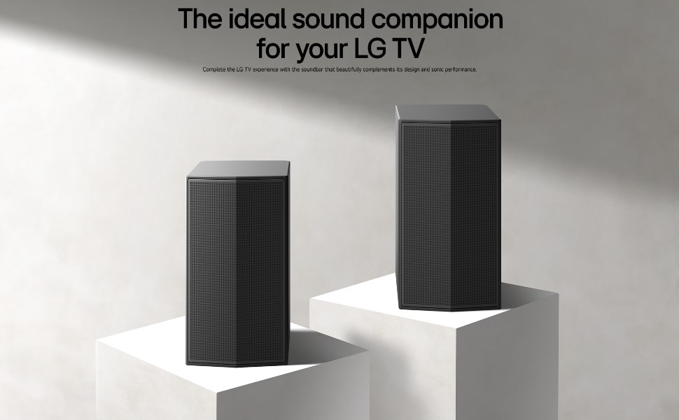 The ideal sound companion for your LG TV