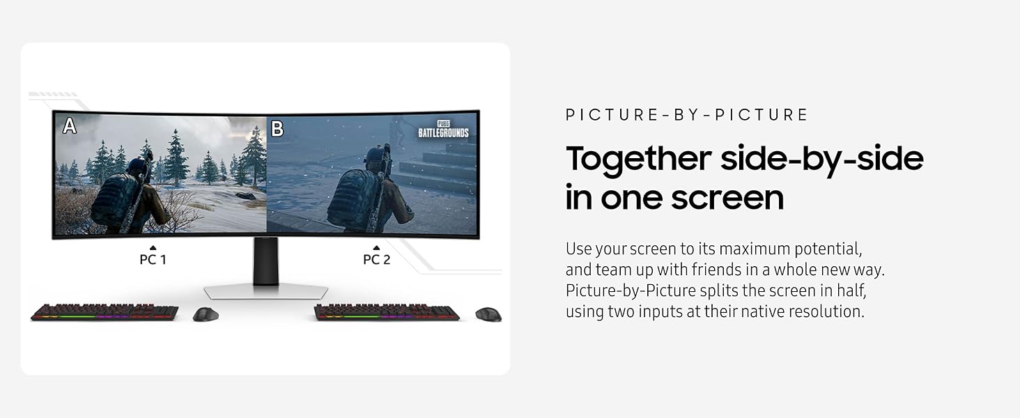 Samsung 49 inch Odyssey OLED G93SC Curved Gaming Monitor