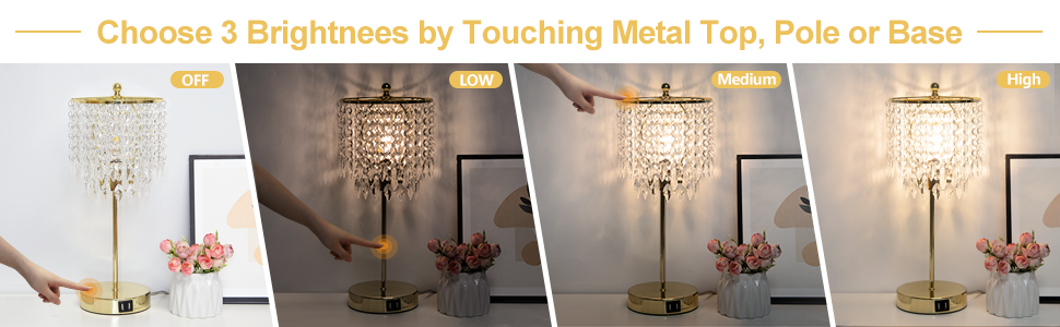 dimmable touch table lamps