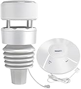 ECOWITT Wittboy Weather Station, with Wittboy Wi-Fi Hub and 7-in-1 Outdoor Solar Powered Weather ...