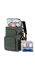 40 Cans Leak Proof Cooler Backpack