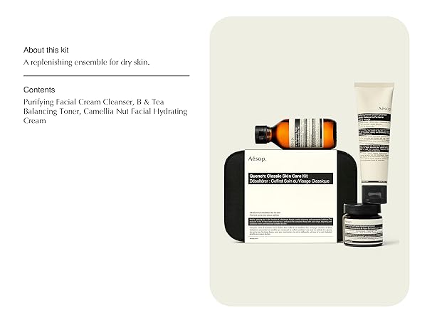 Amazon.com: Aesop Quench Classic Skin Care Kit | 3 Step