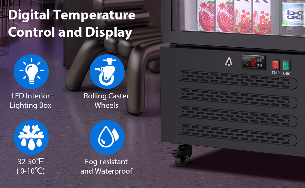 Commercial Beverage Display Refrigerator