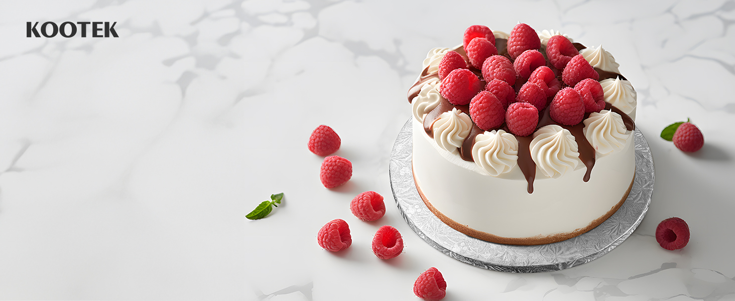 Kootek Cake Boards Drums 12 Inch Round, 1/2" Thick Cake