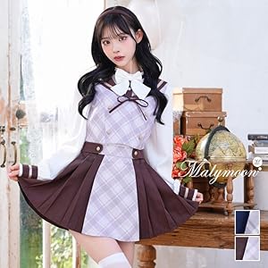 Amazon.co.jp: [Malymoon] コスプレ 制服 スクールガール