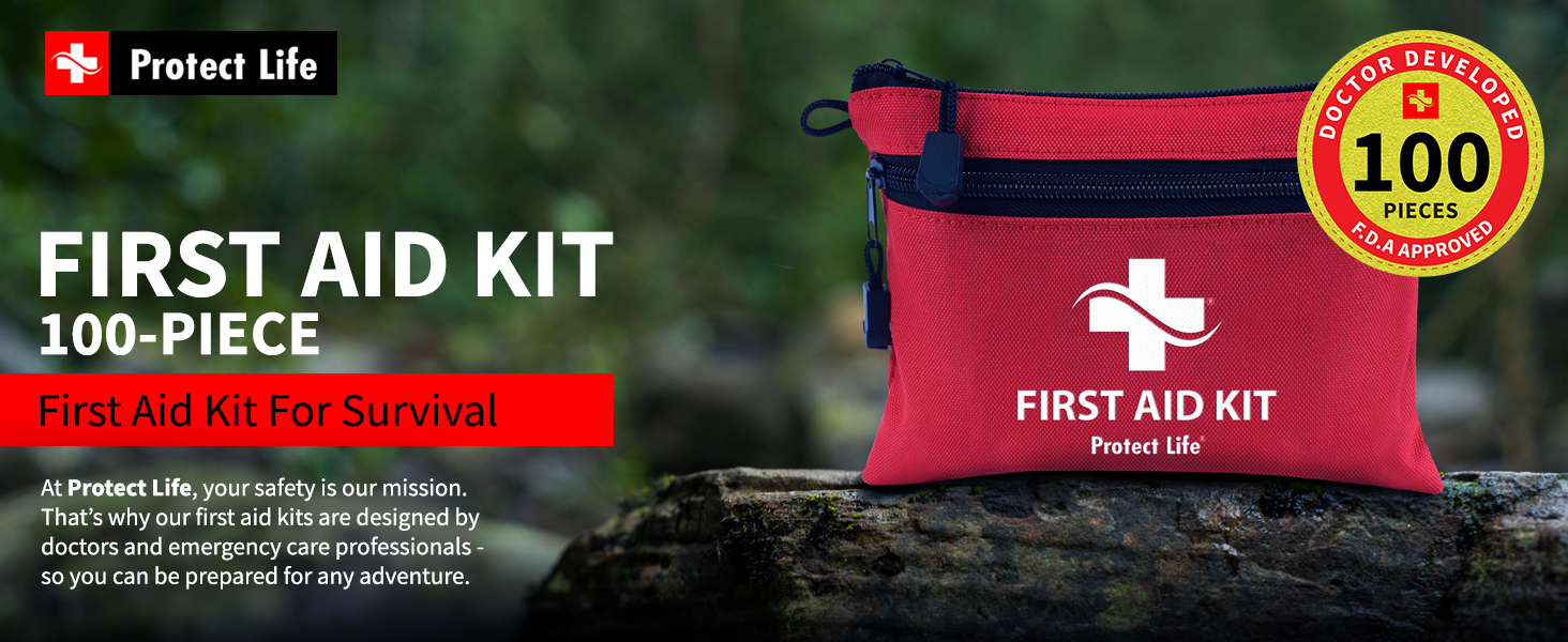 Protect Life First Aid Kit for Home/Business HSA/FSA