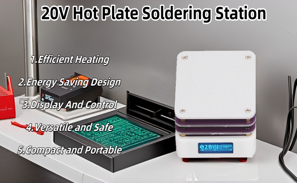20V Hot Plate Soldering Station
