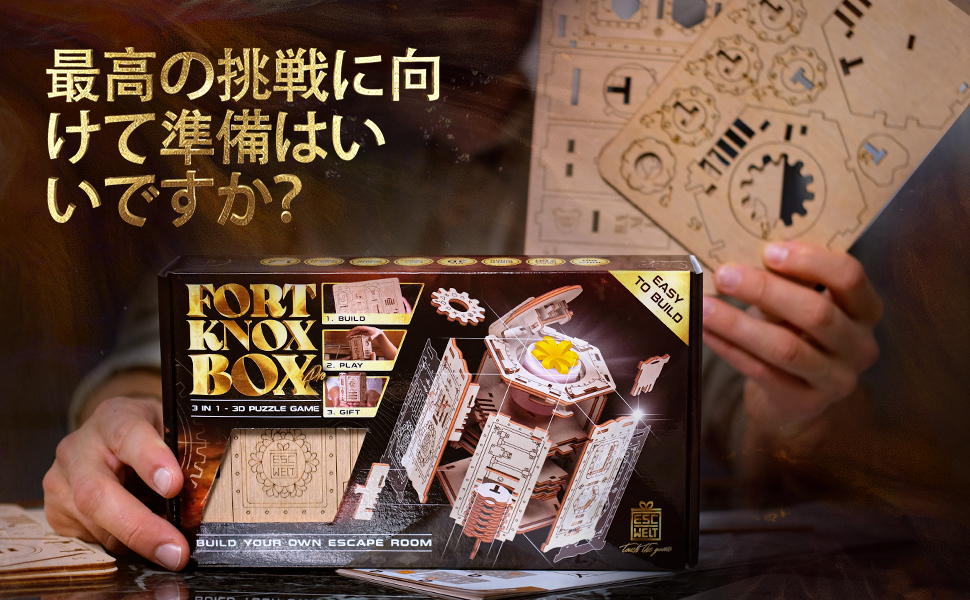 Amazon | ESC WELT Fort Knox Box PRO 3D パズルゲーム - 3 in 1