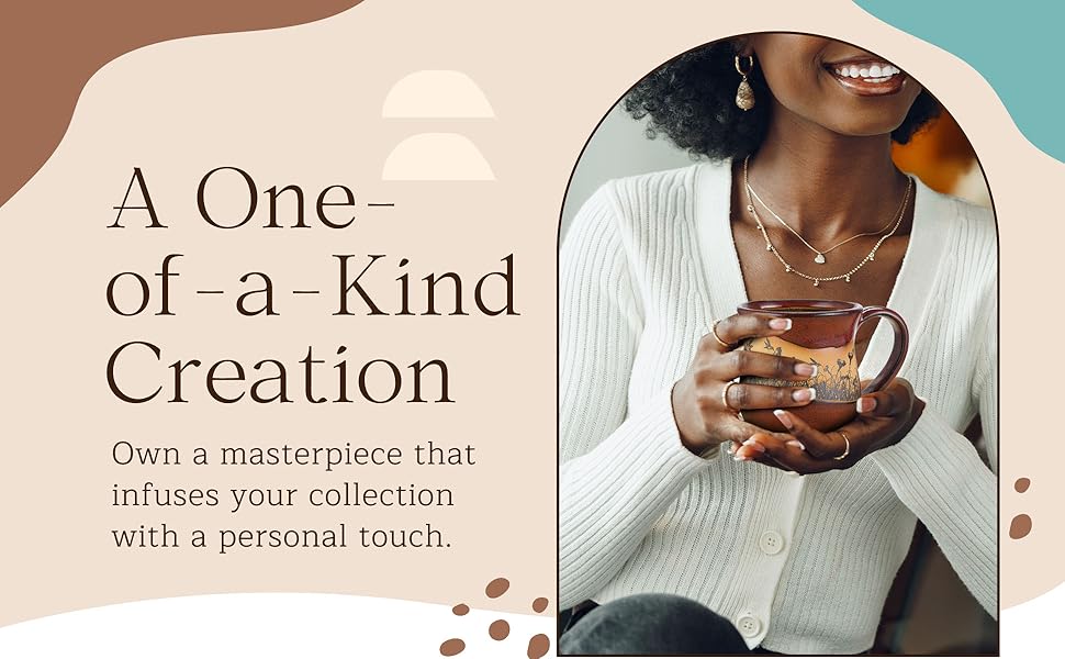 Sip from a masterpiece—our ceramic coffee mugs makes every coffee moment a little more special