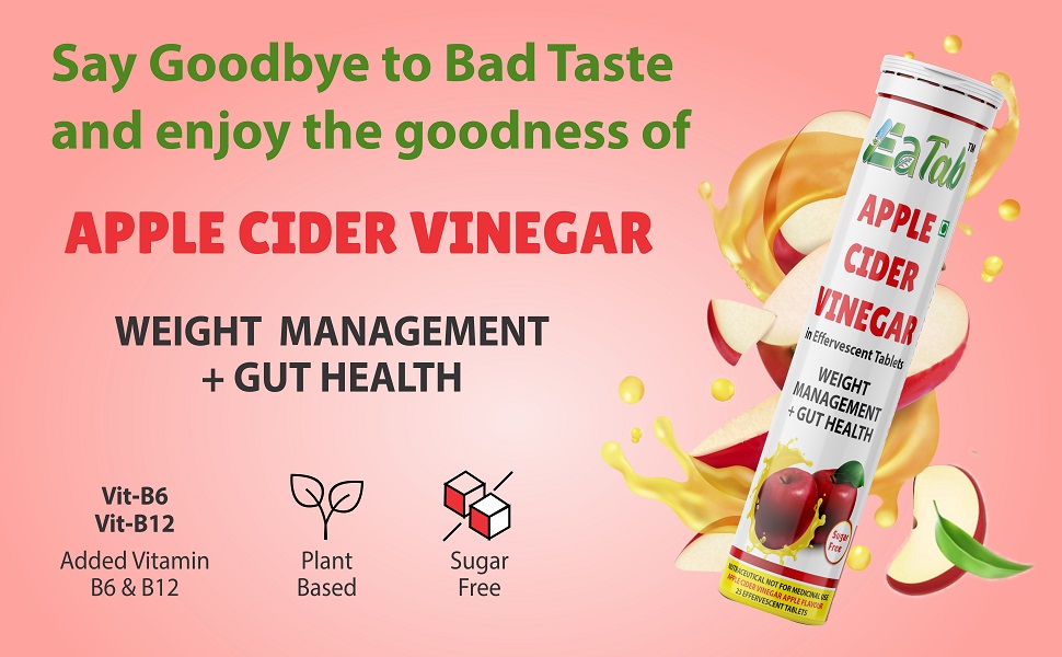 EA TAB Apple Cider Vinegar Tablet with Mother Vinegar ACV Effervescent