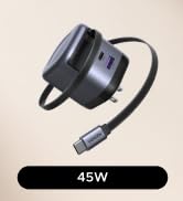 UGREEN Nexode 巻取式USB-Cケーブル内蔵モバイルバッテリー UGREEN Nexode 巻取式USB-Cケーブル内蔵モバイルバッテリー