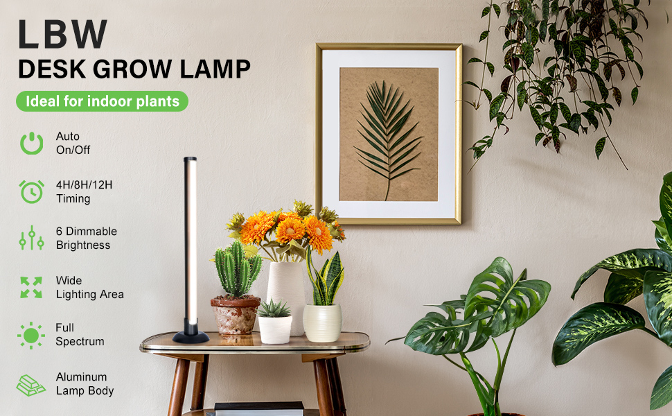 LBW Grow Light, LED Plant Light for Indoor Plants, Full