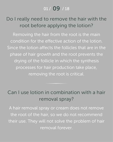 Do I really need to remove the hair with the root before applying the Makeda lotion?