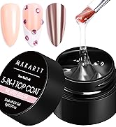 Hard gel top coat
